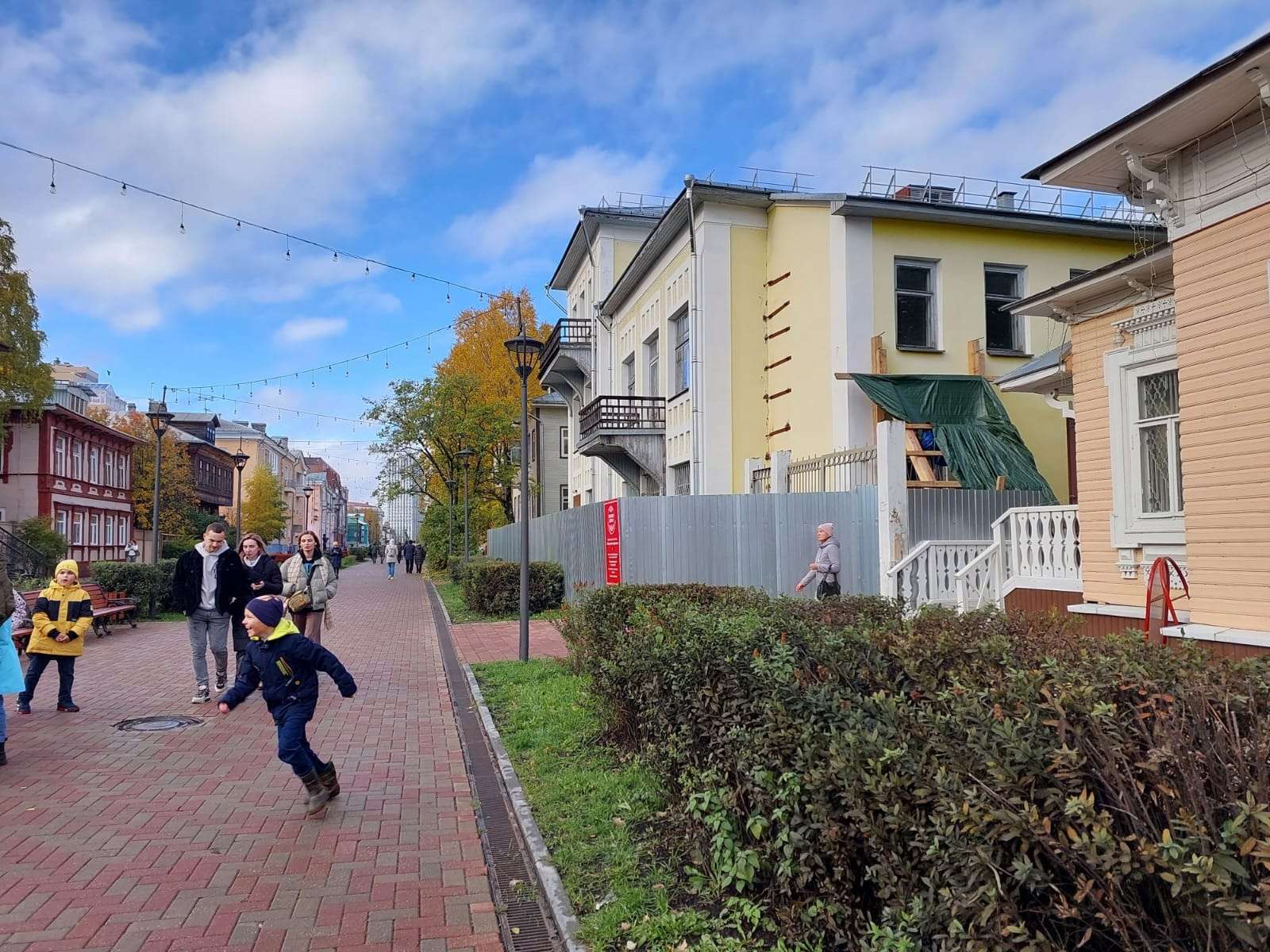 На проспекте Чумбарова-Лучинского ремонтируется объект культурного наследия